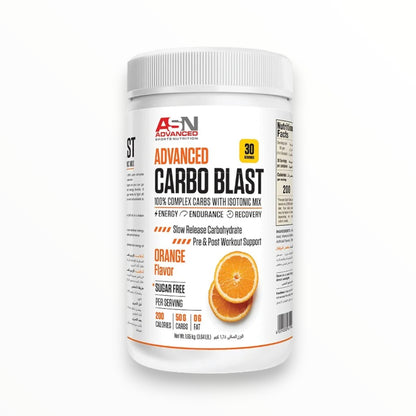 ASN Advanced Carbo Blast 1.65kg – Complex Carbohydrate Powder | 50g Carbs & 200 Calories | Energy, Endurance & Recovery | 30 Servings