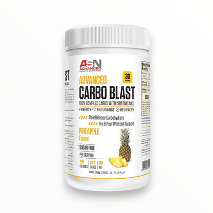 ASN Advanced Carbo Blast 1.65kg – Complex Carbohydrate Powder | 50g Carbs & 200 Calories | Energy, Endurance & Recovery | 30 Servings