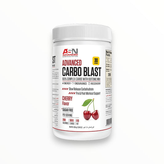 ASN Advanced Carbo Blast 1.65kg – Complex Carbohydrate Powder | 50g Carbs & 200 Calories | Energy, Endurance & Recovery | 30 Servings
