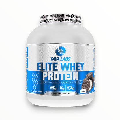 Yava Labs Elite Whey Protein 2kg (66 Servings) | Premium Whey for Muscle Growth & Fast Recovery|In Power Fit Supplements Egypt