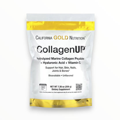 California Gold Nutrition CollagenUP 206g | Marine Collagen + Hyaluronic Acid + Vitamin C