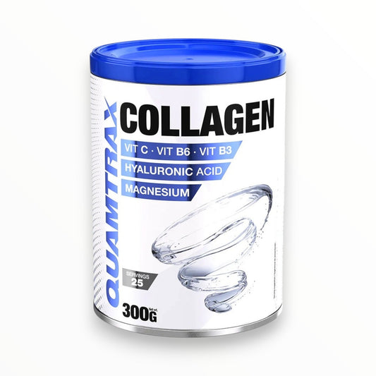 Quamtrax Collagen 300g – Collagen with Hyaluronic Acid, Vitamin C, B6, B3 & Magnesium | Skin, Joint & Bone Support | 25 Servings