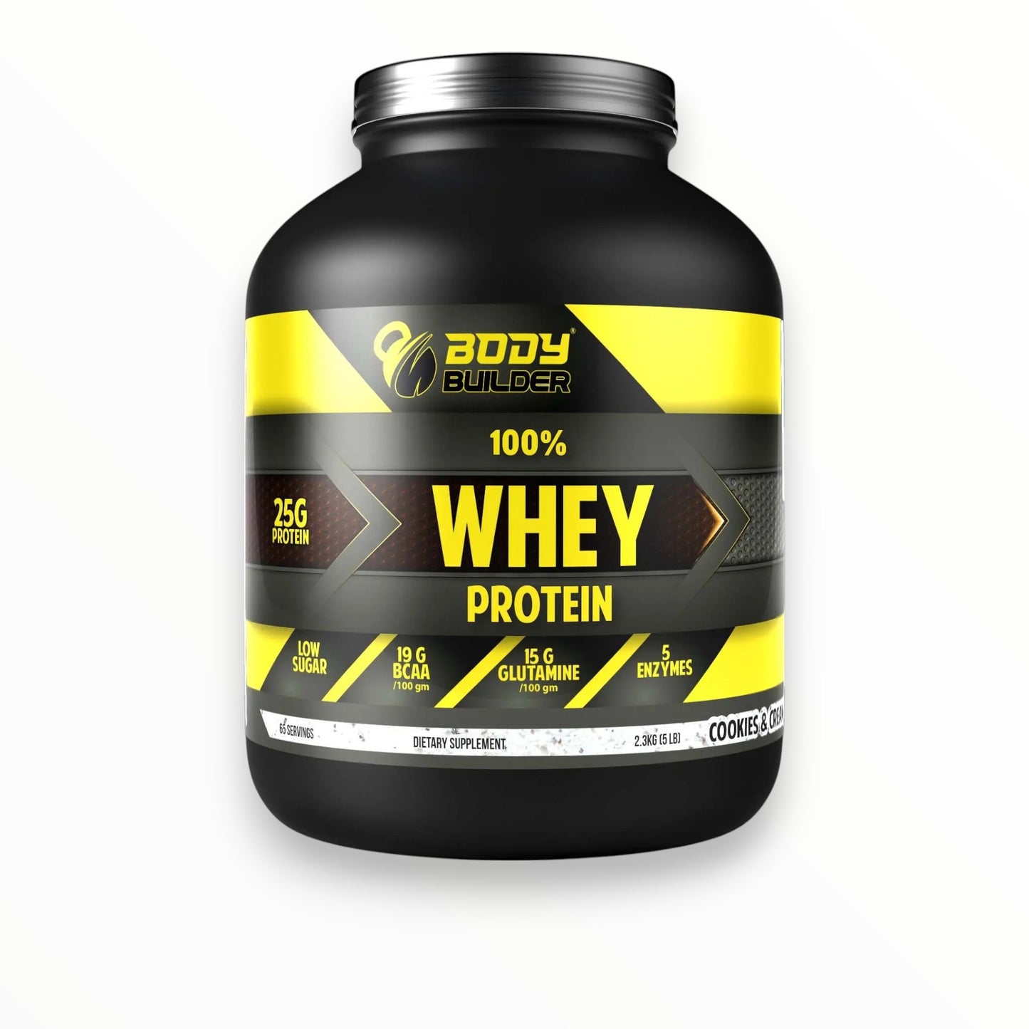 Body Builder 100% Whey Protein – 2.3kg (65 Servings) High Protein Formula | Egypt