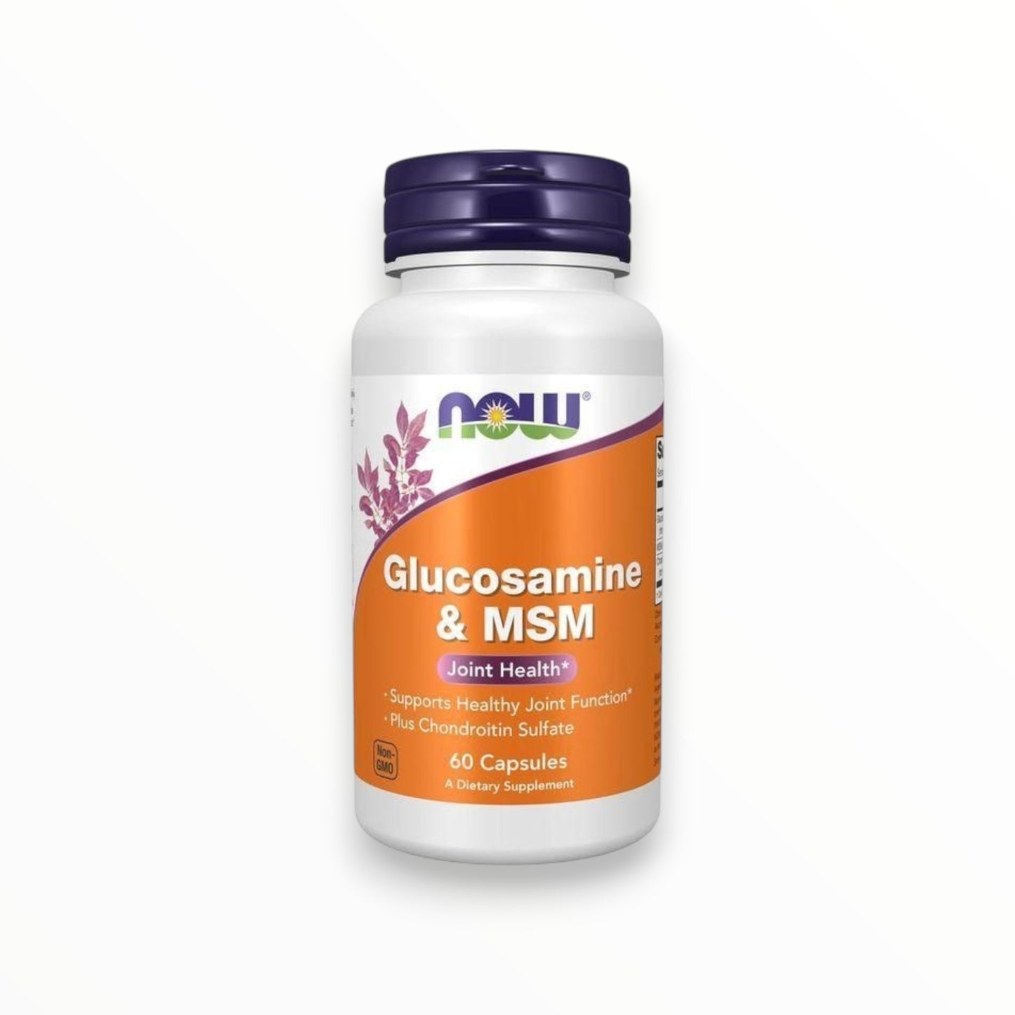NOW Foods Glucosamine & MSM with Chondroitin – Joint Health Support | 60 Capsules