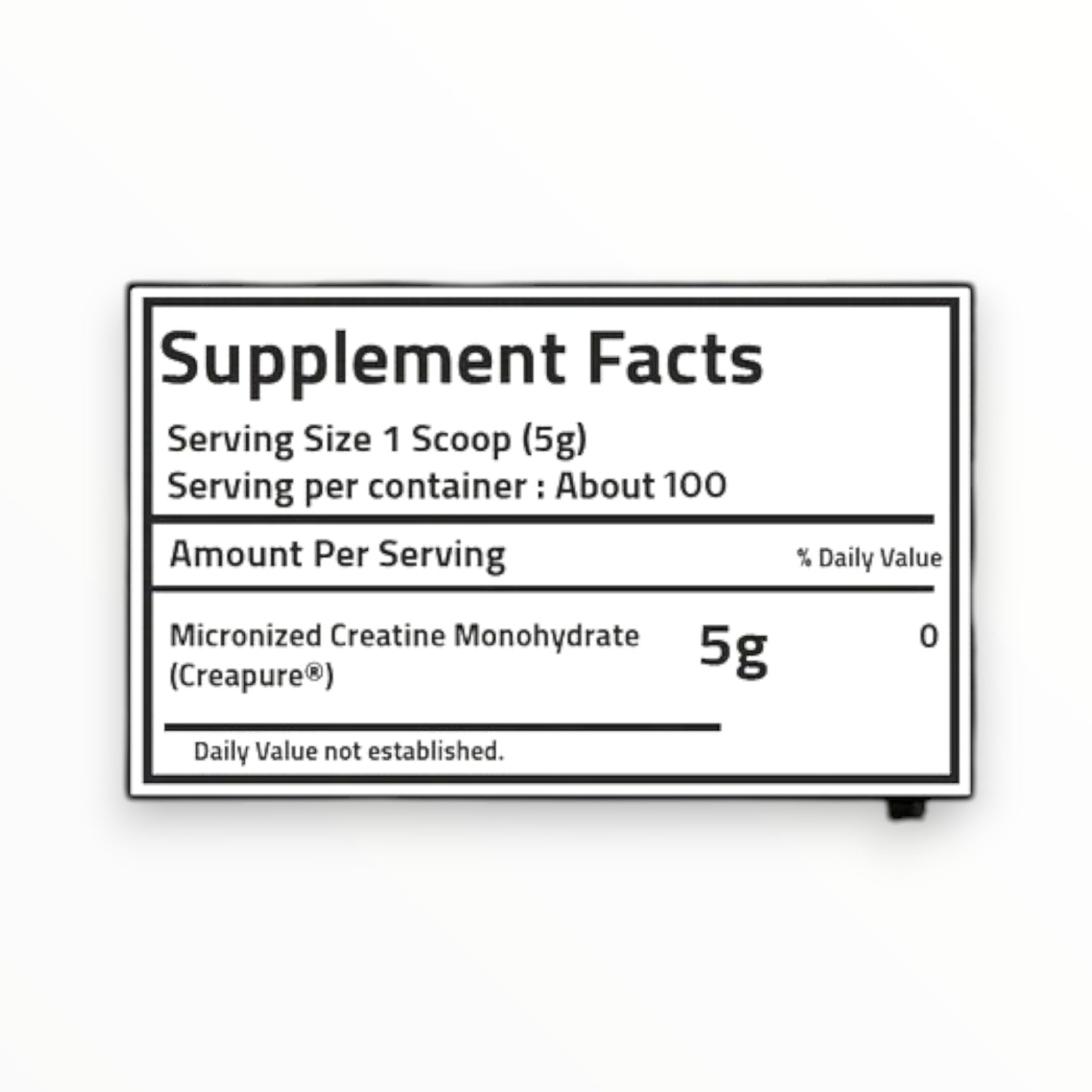 Pureganic Creaganic Creapure® Creatine Monohydrate 500g – 100 Servings
