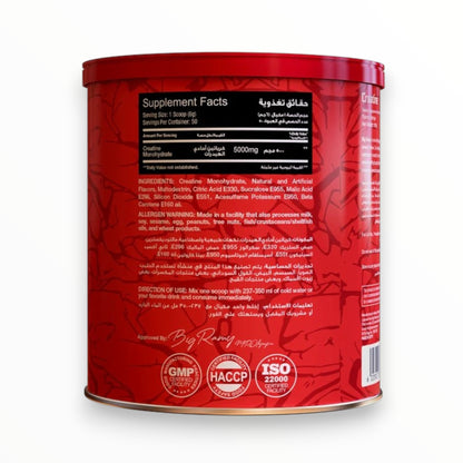 Big Ramy Labs Red Rex Creatine 5000 mg – Strength & Performance Support | Mango | 50 Servings