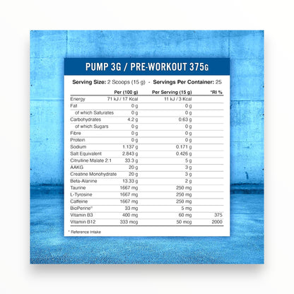 Applied Nutrition Pump 3G Pre-Workout – Energy, Pump & Performance | 50 Servings