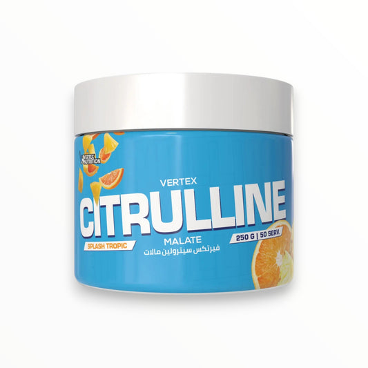 Vertex Nutrition Citrulline Malate Watermelon 250g – Pre-Workout Pump & Endurance Formula | 50 Servings