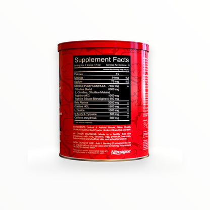Big Ramy Labs Red Rex Stomp Pre-Workout 234g – 300mg Caffeine, Citrulline & Beta-Alanine | Energy, Pumps & Endurance | Mango | 26 Servings