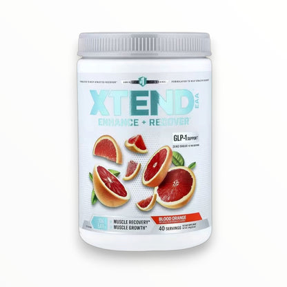 XTEND EAA Enhance + Recover – Essential Amino Acids, Muscle Recovery & Growth Support | Blood Orange | 40 Servings